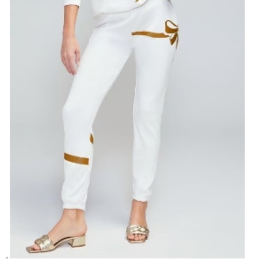 NWT Wildfox “Open Me First” Vanilla Joggers size XS - Picture 6 of 13